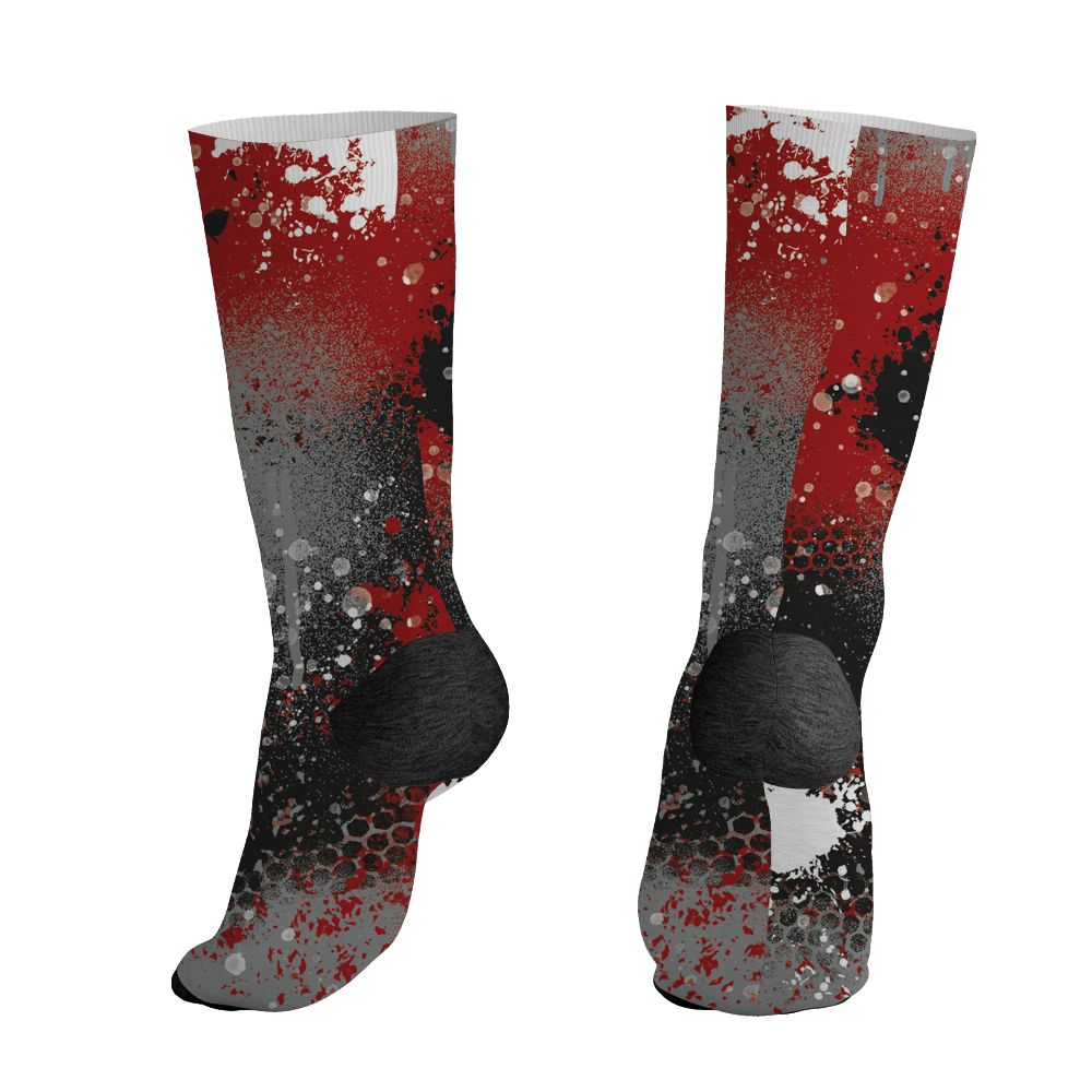 U.nion-Varsity-Red-Shadow-Grey-1s-NastyJamz-Socks-Match-23-Painted-Graffiti