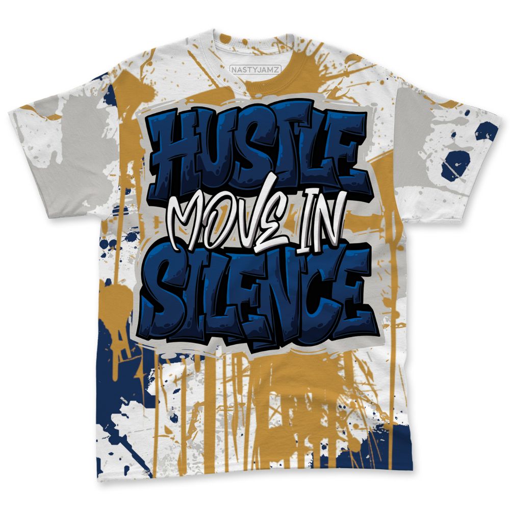 SB-Navy-4s-NastyJamz-T-Shirt-Match-Hustle-Move-In-Silence-3D-All-Over-Print
