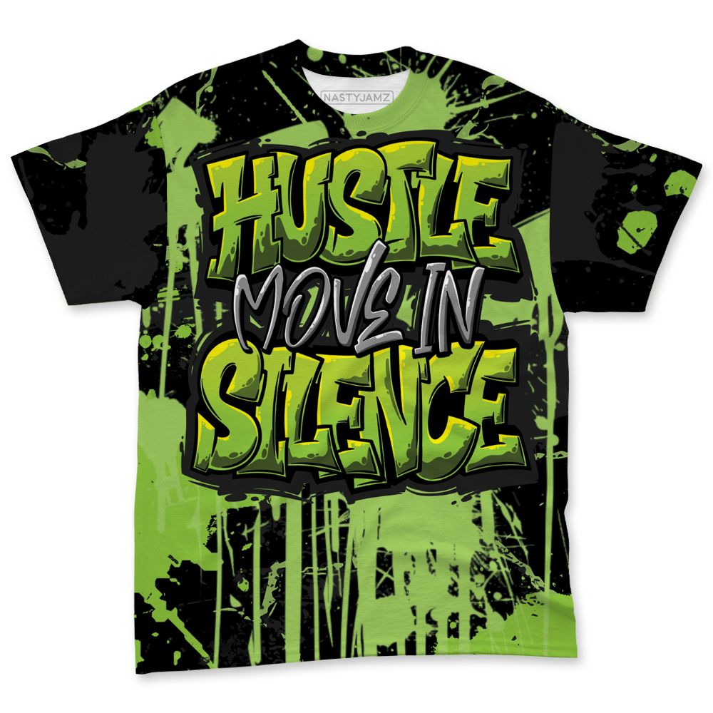 Air-Foamposite-One-Black-Volt-NastyJamz-T-Shirt-Match-Hustle-Move-In-Silence-All-Over-Print