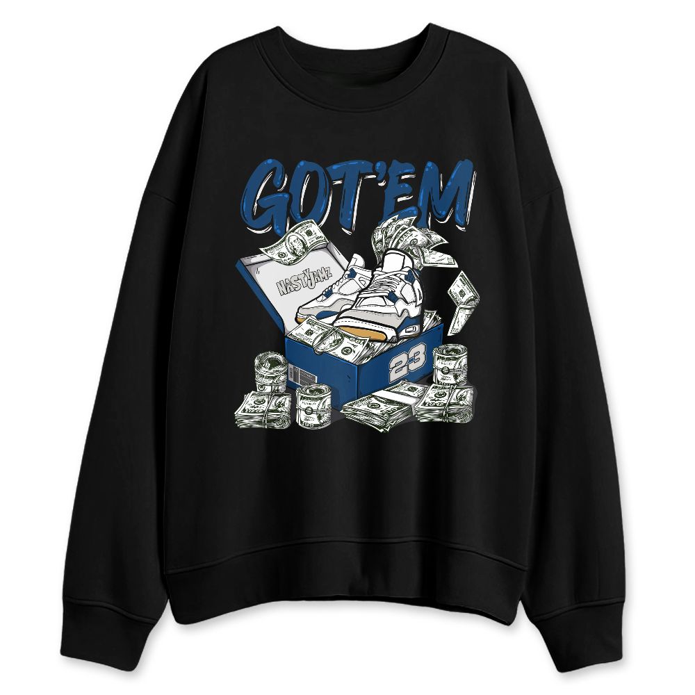 SB-Navy-4s-NastyJamz-Sweatshirt-Match-Dollar-Sneaker-Box