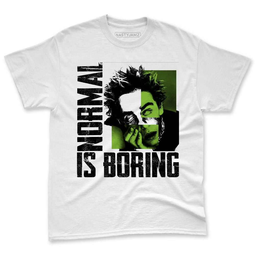 Air-Foamposite-One-Black-Volt-NastyJamz-Premium-T-Shirt-Match-Normal-Is-Boring