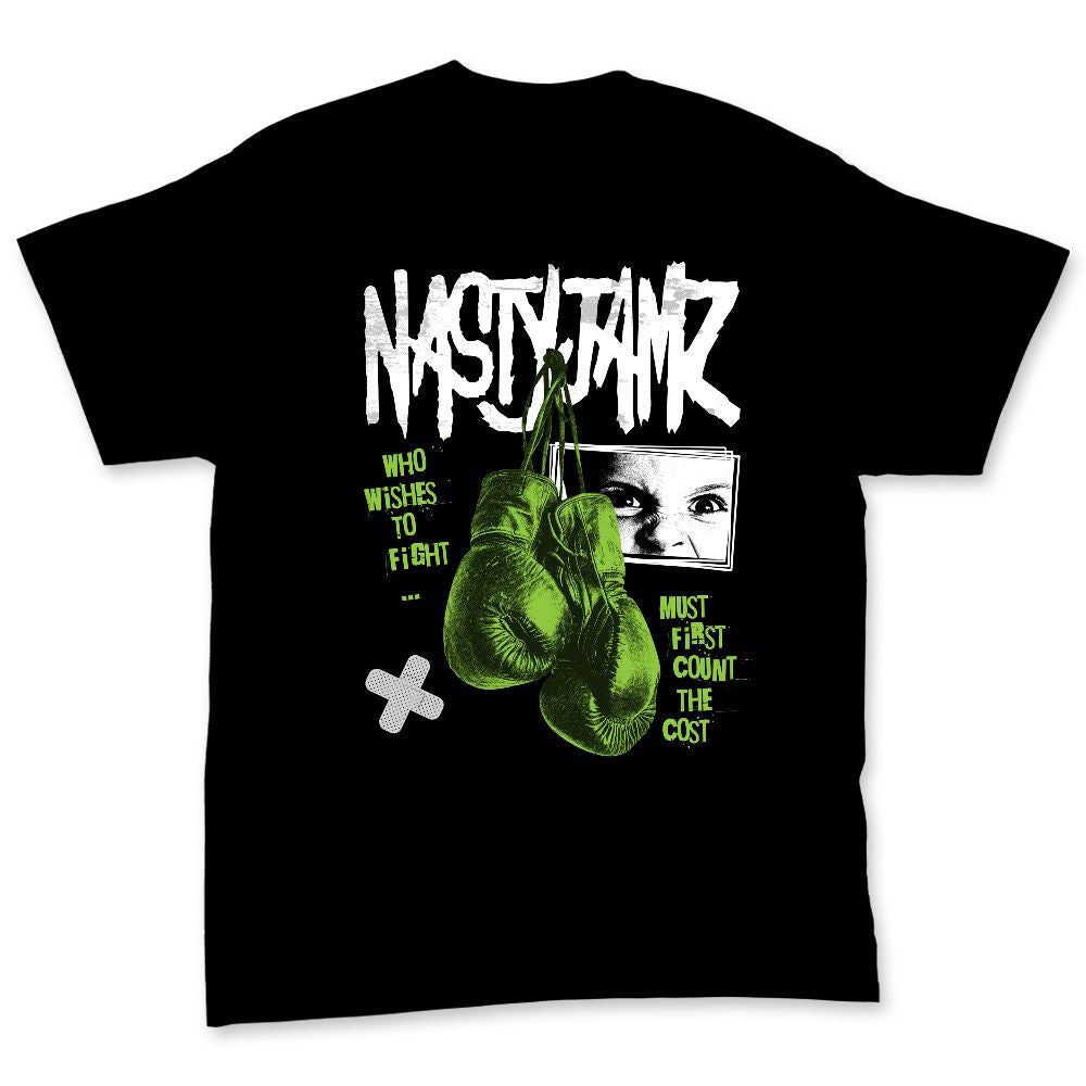 Air-Foamposite-One-Black-Volt-NastyJamz-Premium-T-Shirt-Match-Fight-Count-Cost