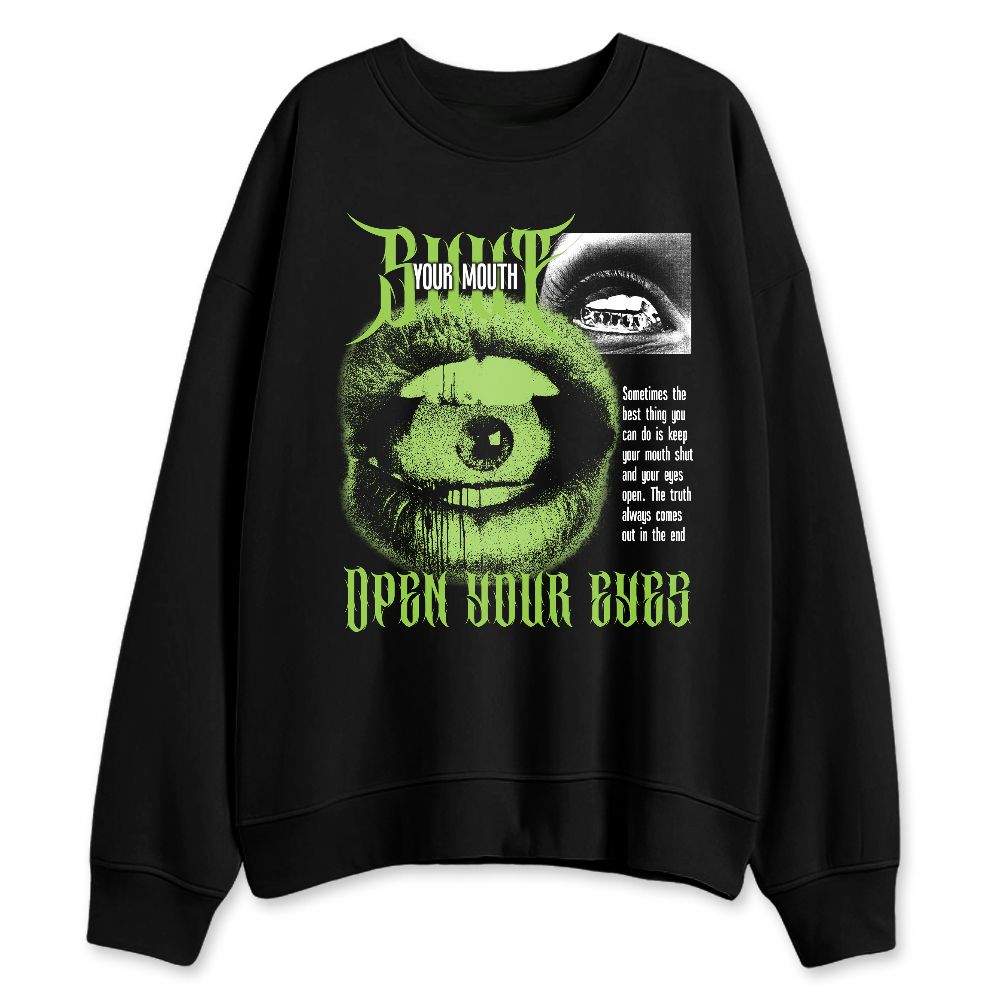 Air-Foamposite-One-Black-Volt-NastyJamz-Sweatshirt-Match-Shut-Your-Mouth