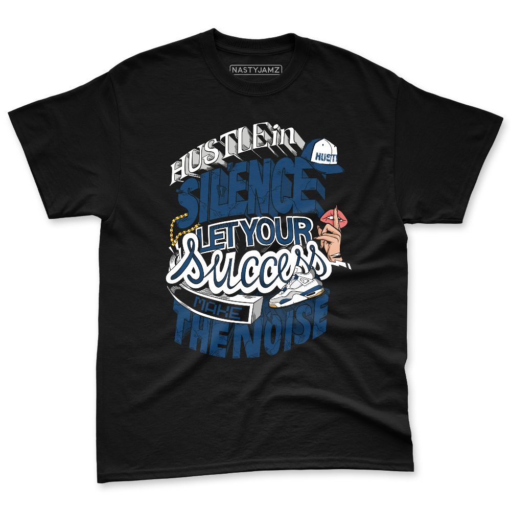 SB-Navy-4s-NastyJamz-Premium-T-Shirt-Match-Hustle-Silence