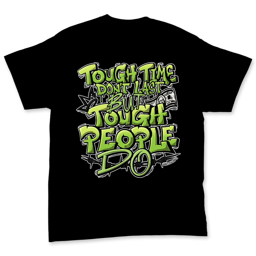 Air-Foamposite-One-Black-Volt-NastyJamz-Premium-T-Shirt-Match-Tough-People-Never-Fall