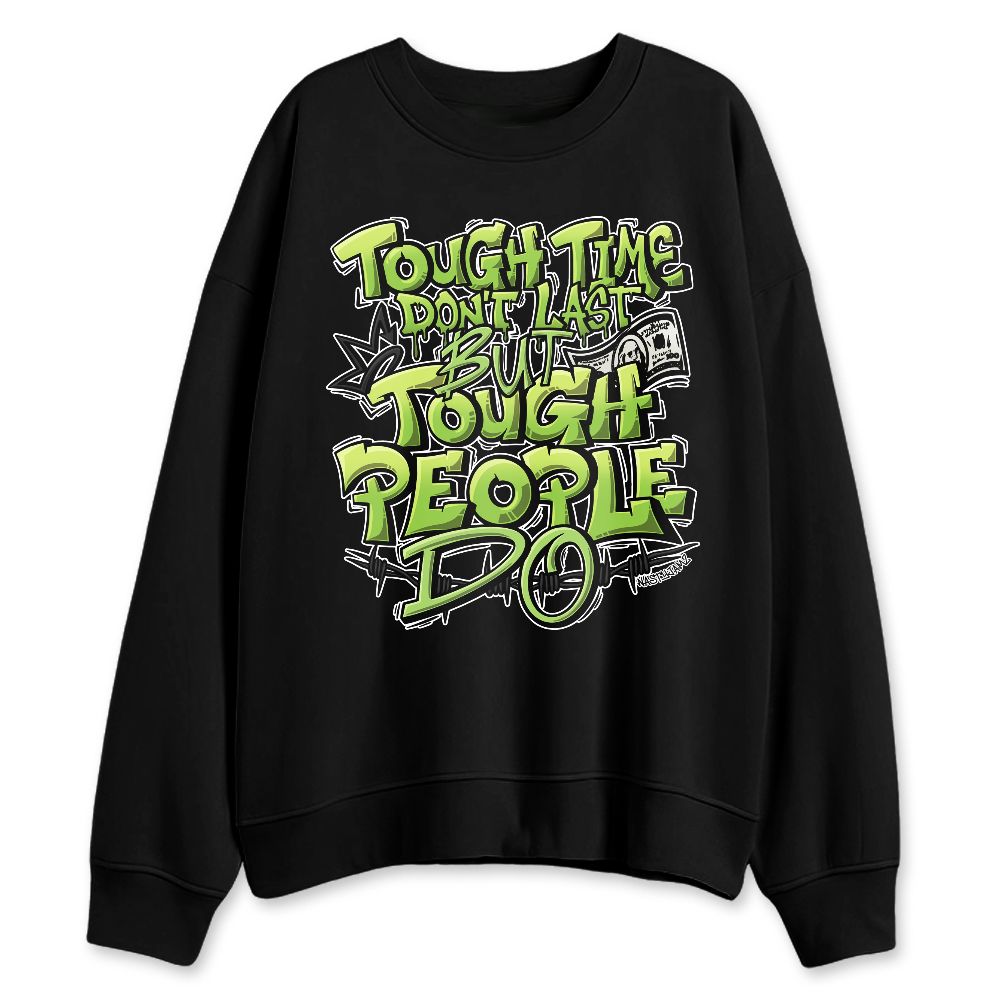 Air-Foamposite-One-Black-Volt-NastyJamz-Sweatshirt-Match-Tough-People-Never-Fall