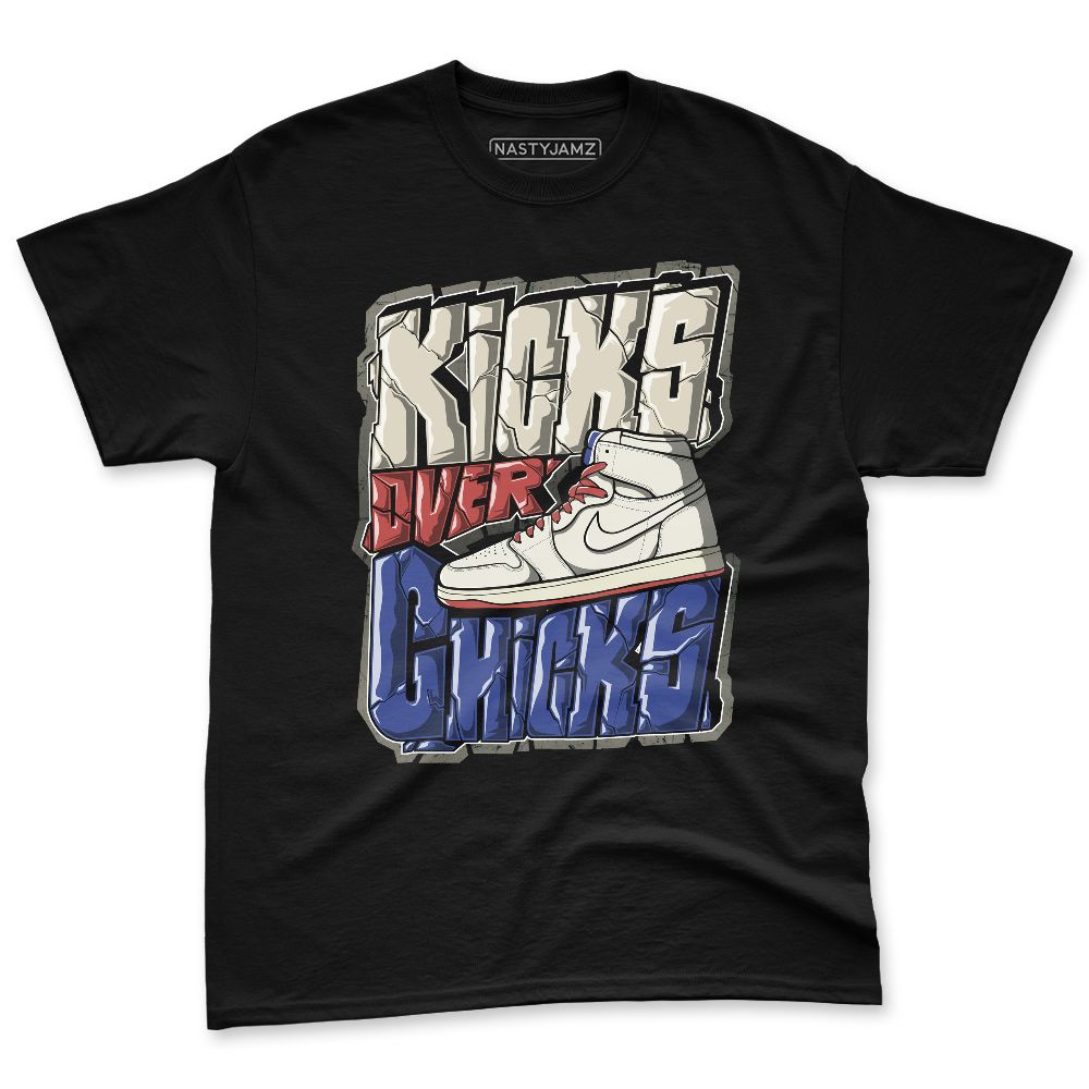 Rare-Air-Cinnabar-1s-NastyJamz-Premium-T-Shirt-Match-Kicks-Over-Chicks