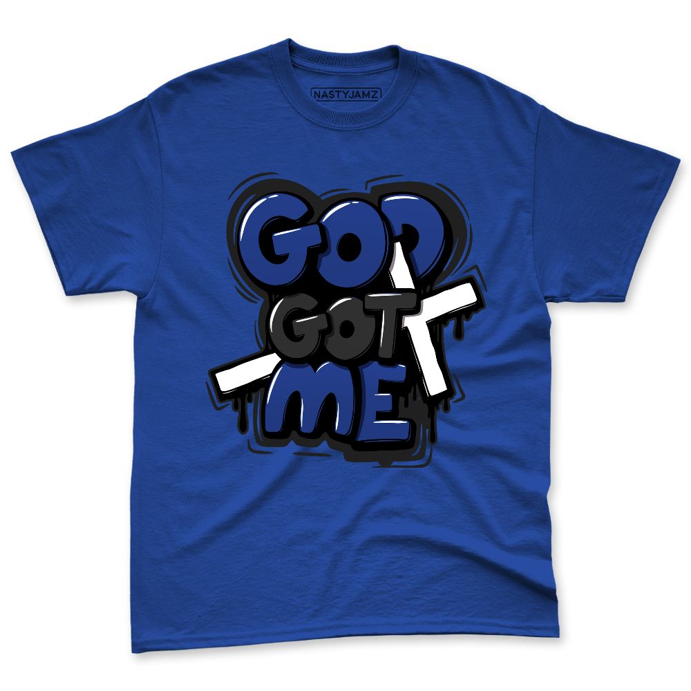 Rare-Air-Deep-Royal-Blue-1s-NastyJamz-Premium-T-Shirt-Match-God-Got-Me
