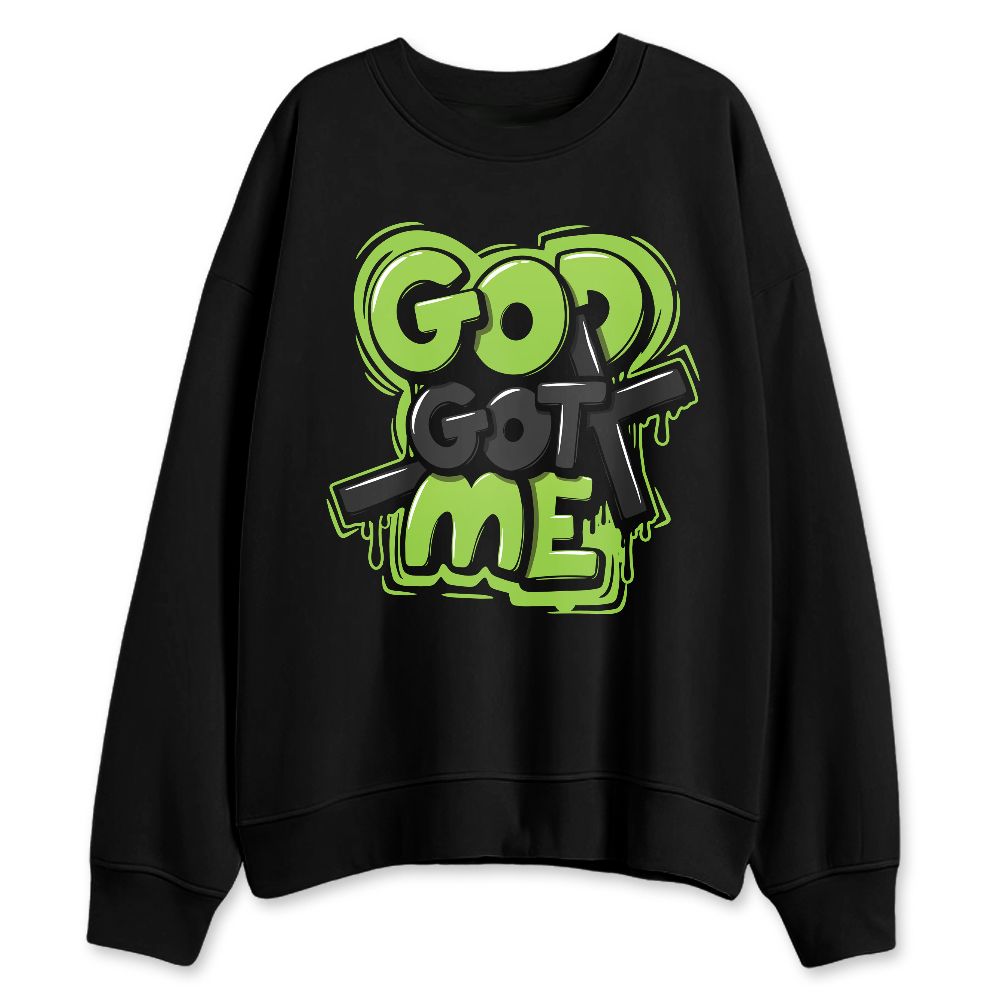 Air-Foamposite-One-Black-Volt-NastyJamz-Sweatshirt-Match-God-Got-Me