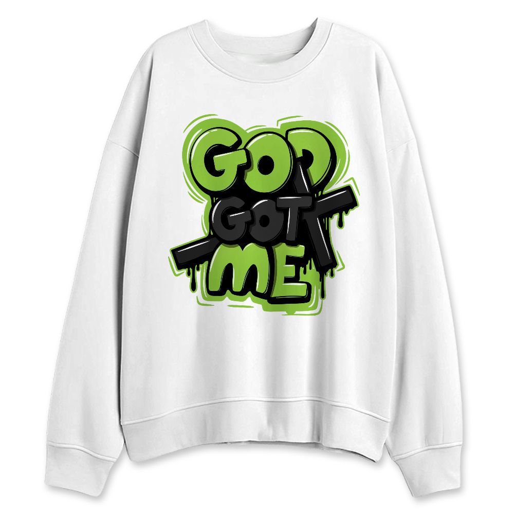 Air-Foamposite-One-Black-Volt-NastyJamz-Sweatshirt-Match-God-Got-Me
