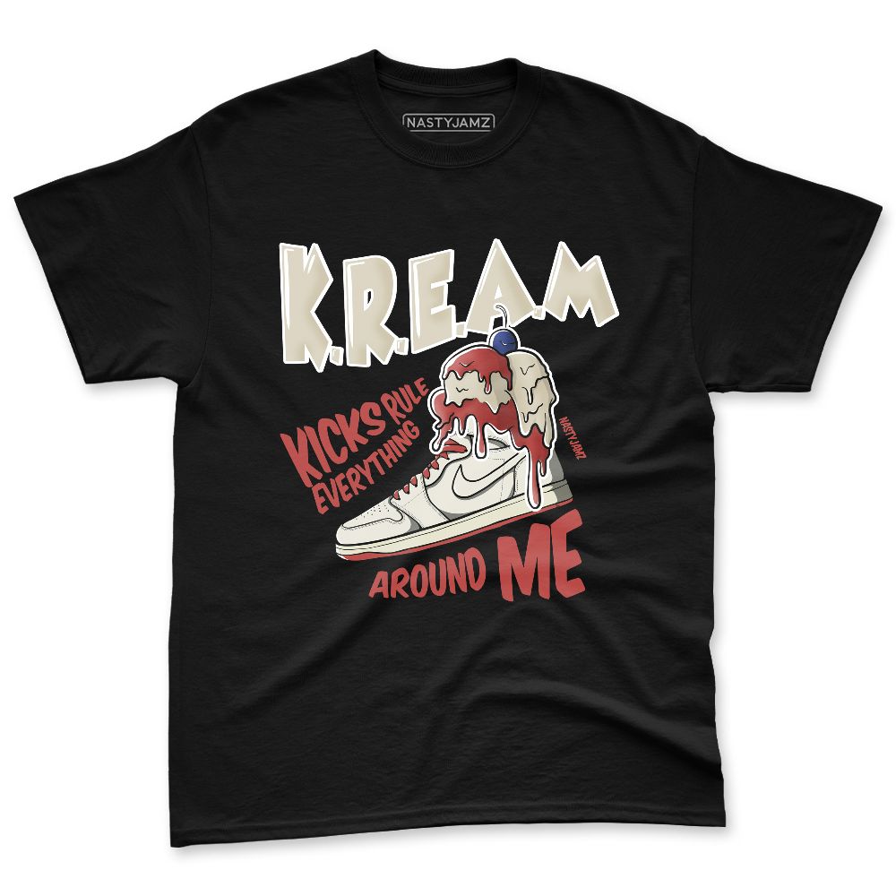 Rare-Air-Cinnabar-1s-NastyJamz-Premium-T-Shirt-Match-Kream-Sneaker