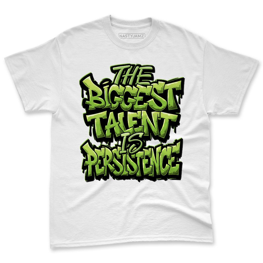 Air-Foamposite-One-Black-Volt-NastyJamz-Premium-T-Shirt-Match-Persistence-Is-Talent