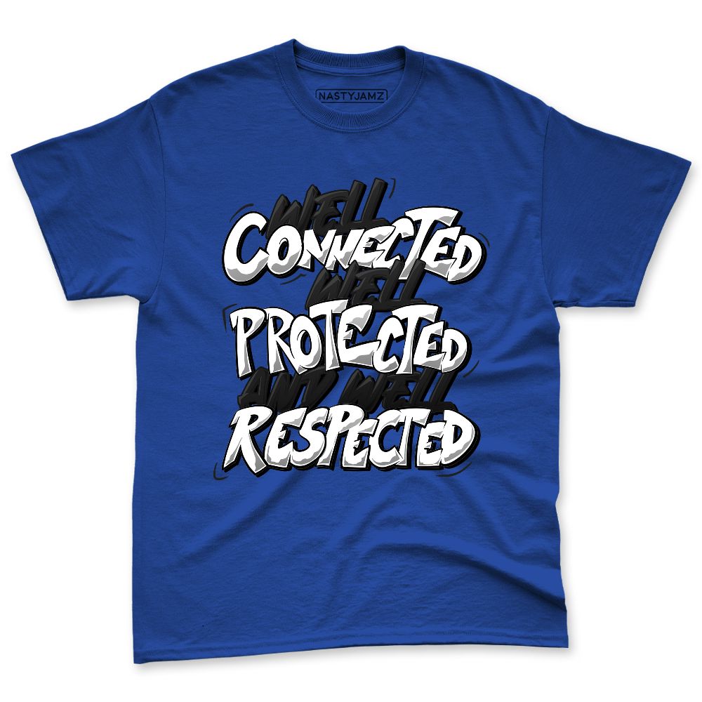 Rare-Air-Deep-Royal-Blue-1s-NastyJamz-Premium-T-Shirt-Match-WELL