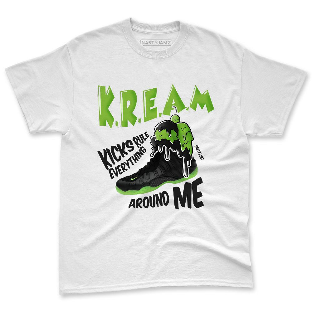 Air-Foamposite-One-Black-Volt-NastyJamz-Premium-T-Shirt-Match-Kream-Sneaker