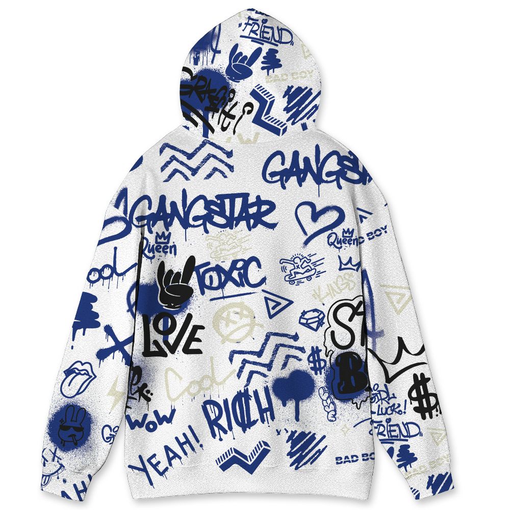 Rare-Air-Deep-Royal-Blue-1s-NastyJamz-Hoodie-Match-Graffiti-King-All-Over-Print-Doodle-Style
