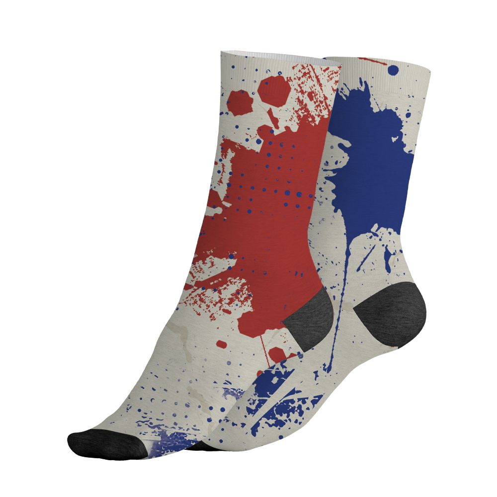 Rare-Air-Cinnabar-1s-NastyJamz-Socks-Match-Hustle-Move-In-Silence-All-Over-Print