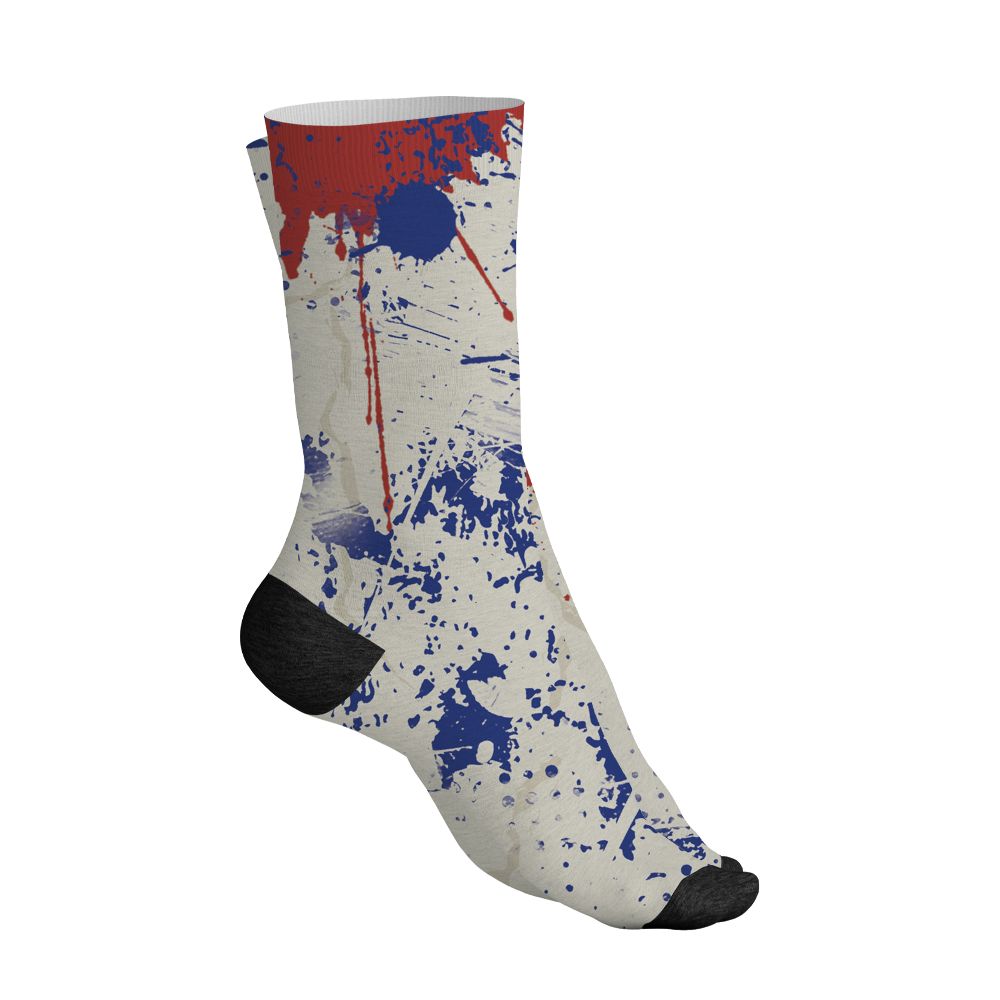 Rare-Air-Cinnabar-1s-NastyJamz-Socks-Match-Hustle-Move-In-Silence-All-Over-Print