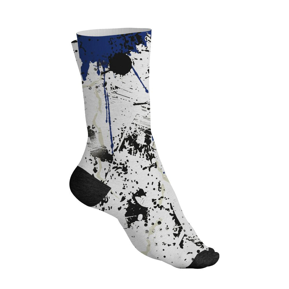 Rare-Air-Deep-Royal-Blue-1s-NastyJamz-Socks-Match-Hustle-Move-In-Silence-All-Over-Print