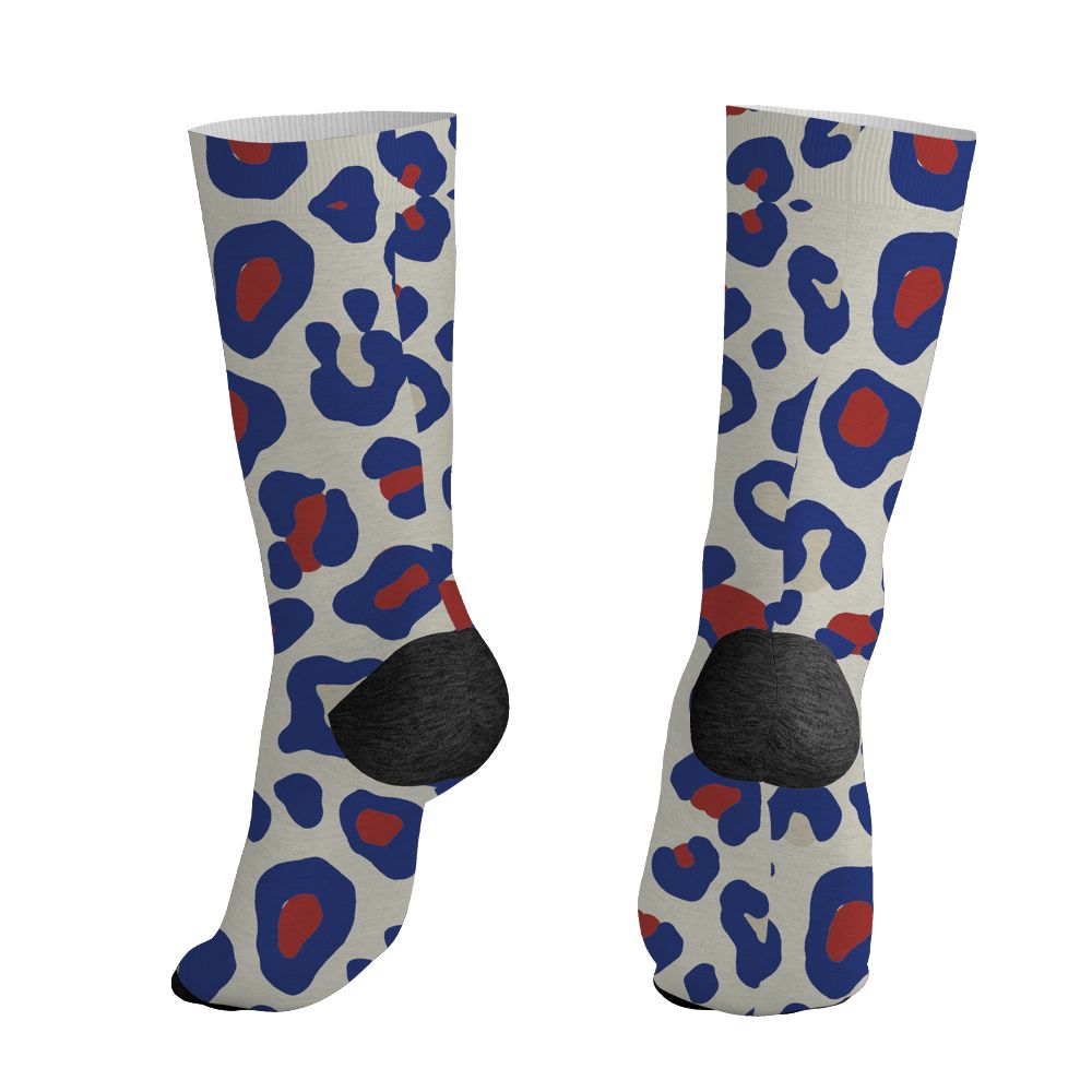 Rare-Air-Cinnabar-1s-NastyJamz-Socks-Match-Leopard-Pattern-All-Over-Print