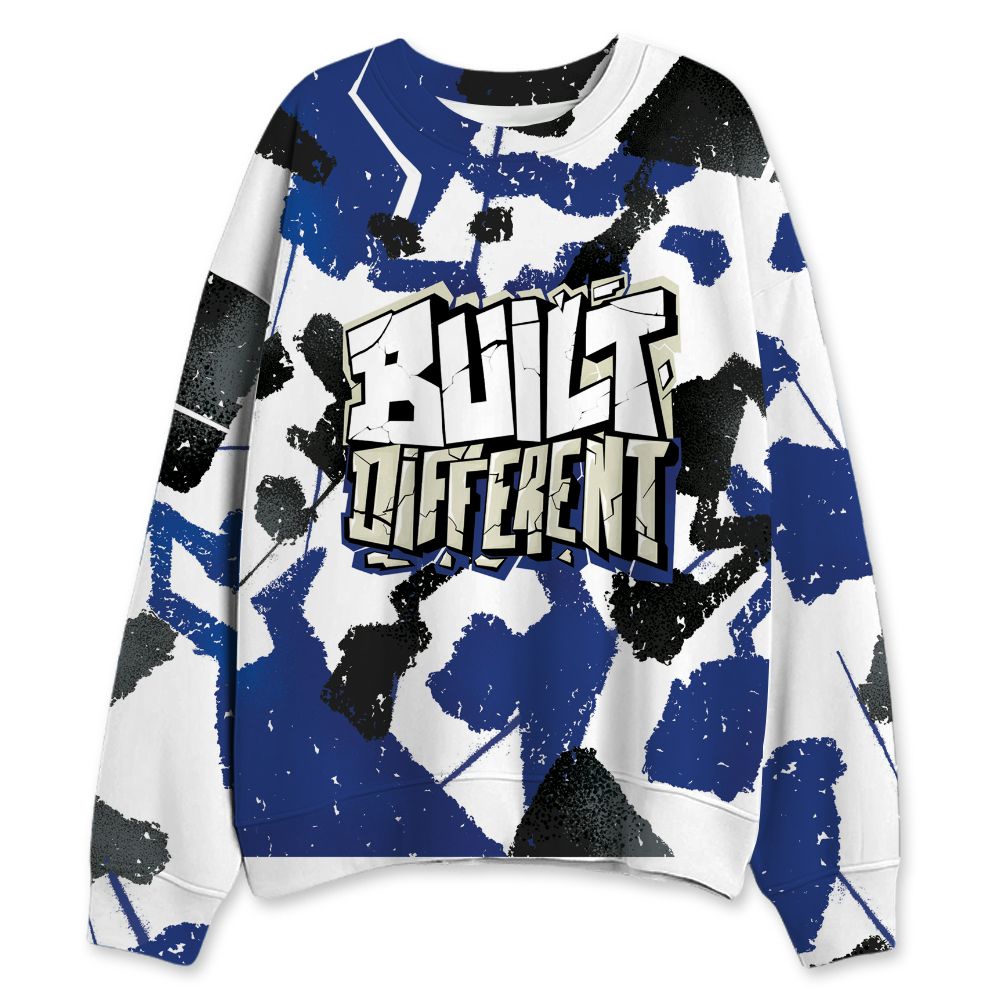 Rare-Air-Deep-Royal-Blue-1s-NastyJamz-Sweatshirt-Match-Built-Different-All-Over-Print-Broken