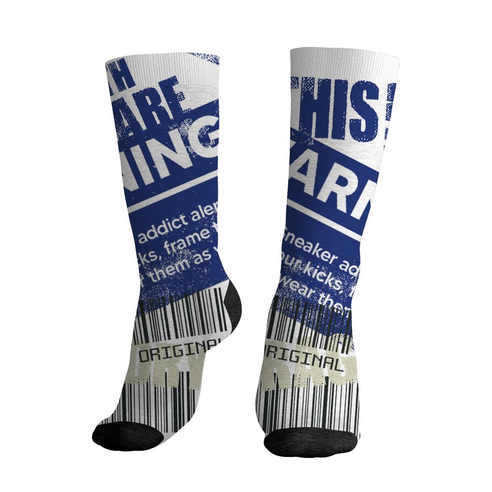 Rare-Air-Deep-Royal-Blue-1s-NastyJamz-Socks-Match-Sneaker-Addict-All-Over-Print-Warning