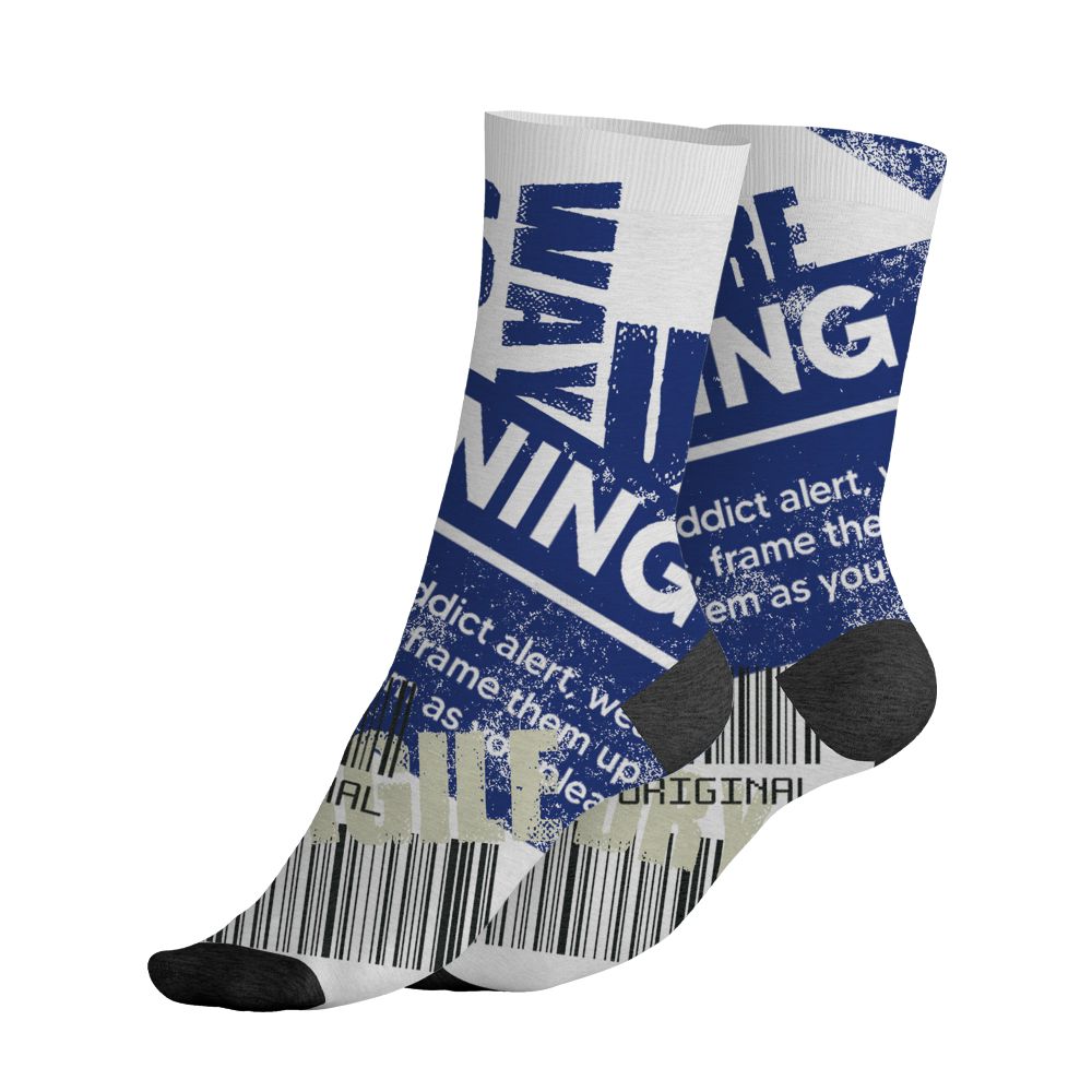 Rare-Air-Deep-Royal-Blue-1s-NastyJamz-Socks-Match-Sneaker-Addict-All-Over-Print-Warning