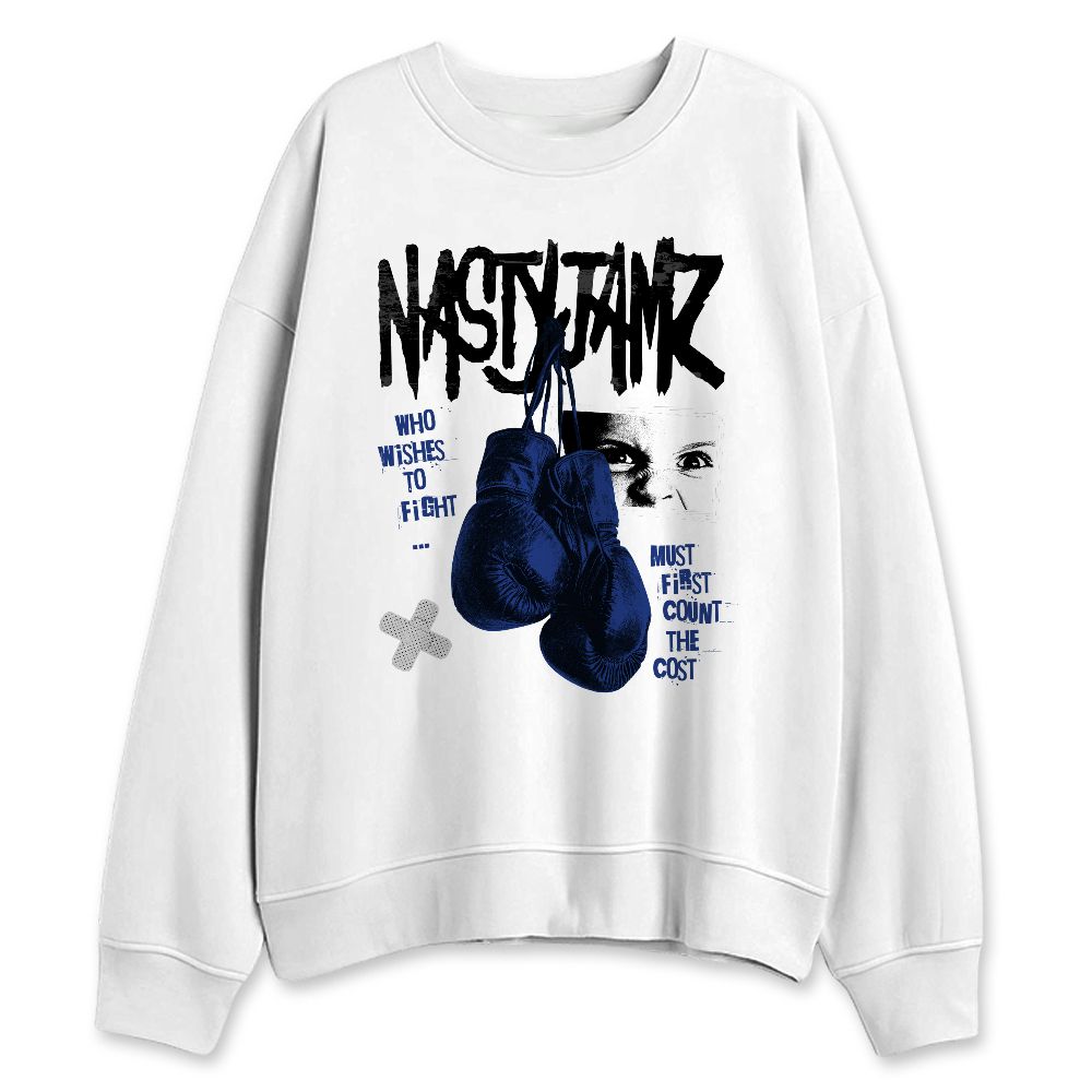 Rare-Air-Deep-Royal-Blue-1s-NastyJamz-Sweatshirt-Match-Fight-Count-Cost