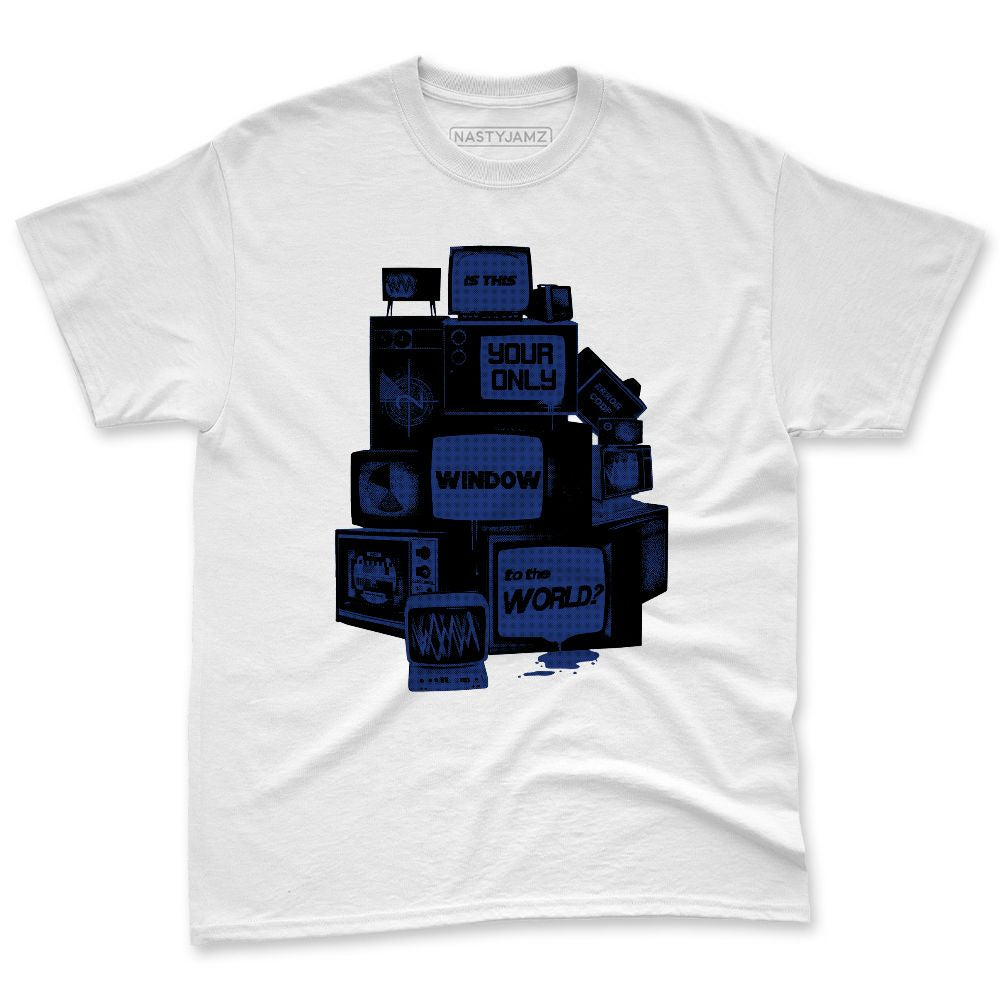 Rare-Air-Deep-Royal-Blue-1s-NastyJamz-Premium-T-Shirt-Match-Television