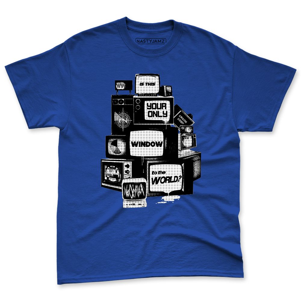 Rare-Air-Deep-Royal-Blue-1s-NastyJamz-Premium-T-Shirt-Match-Television