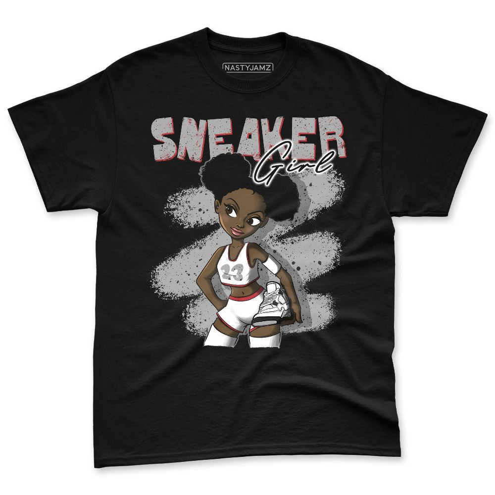 White-Cement-4s-NastyJamz-Premium-T-Shirt-Match-Black-Sneaker-Girl