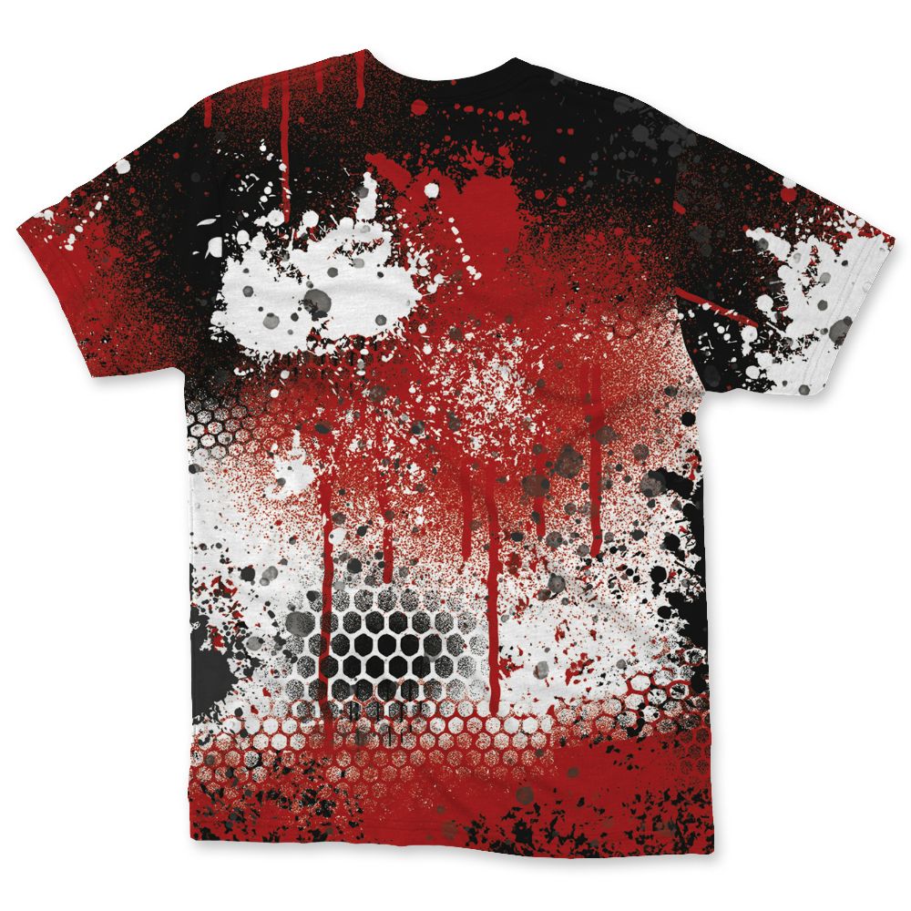 Low-Bred-11s-NastyJamz-T-Shirt-Match-23-Painted-Graffiti