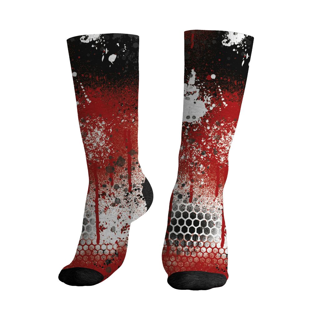 Low-Bred-11s-NastyJamz-Socks-Match-23-Painted-Graffiti