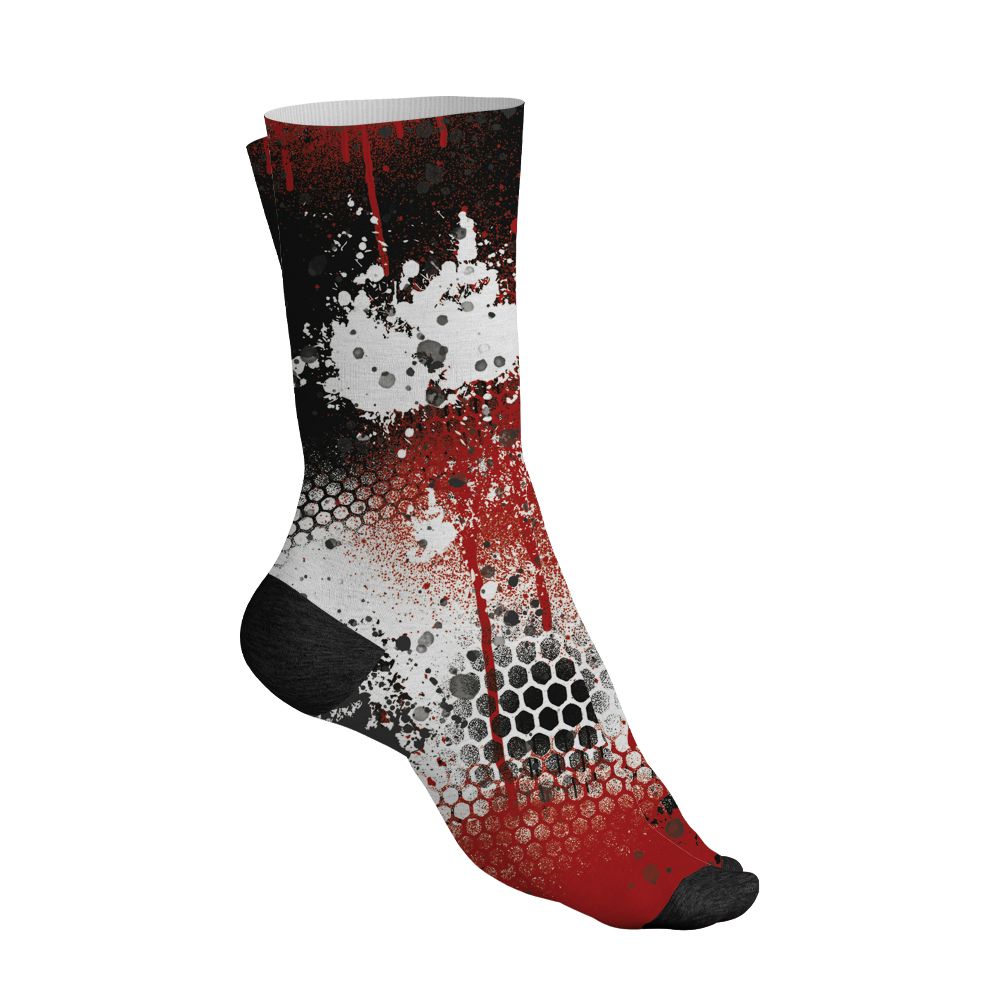Low-Bred-11s-NastyJamz-Socks-Match-23-Painted-Graffiti