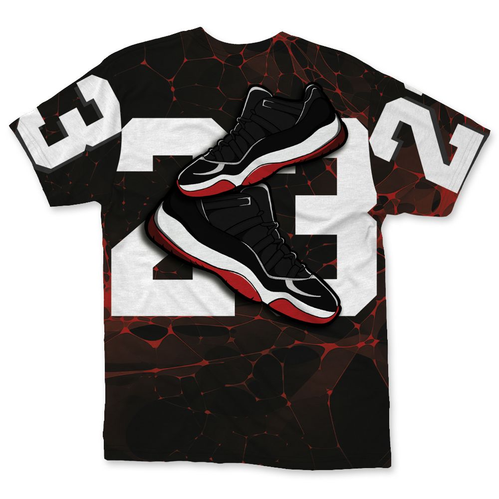 Low-Bred-11s-NastyJamz-T-Shirt-Match-23-Sneaker-All-Over-Print