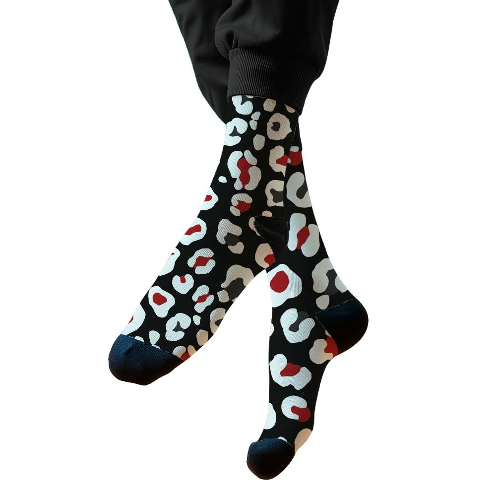 Low-Bred-11s-NastyJamz-Drip-Set-Match-Leopard-Pattern-3D-All-Over-Print
