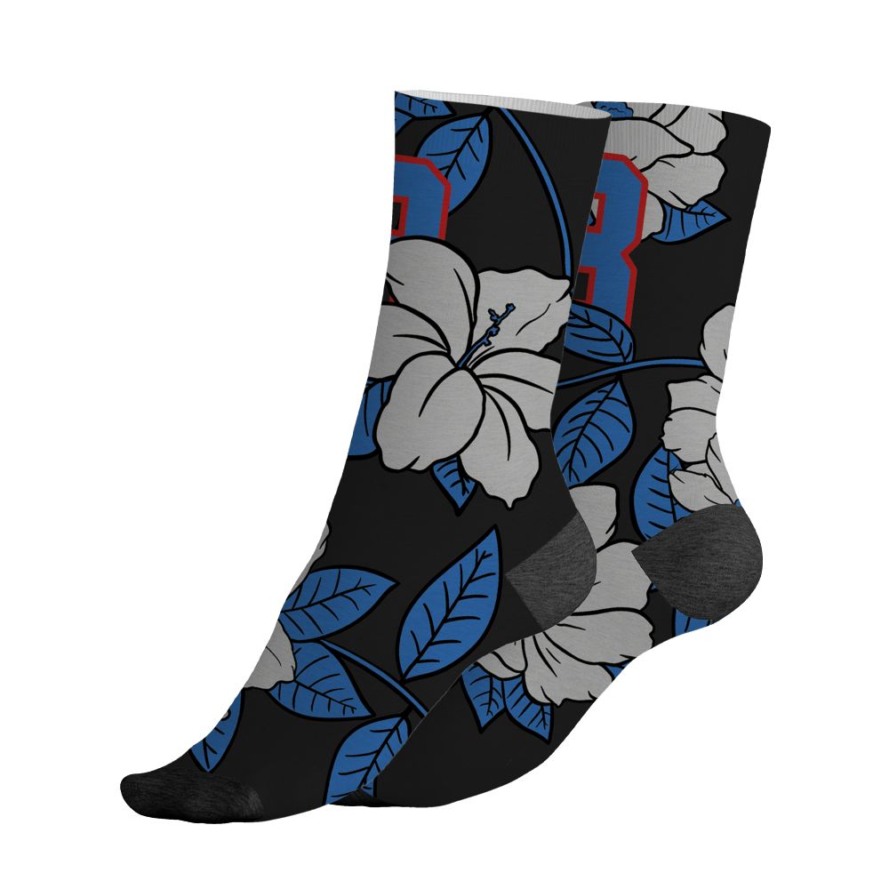 Rare-Air-3s-NastyJamz-Socks-Match-23-Floral-All-Over-Print-Flower