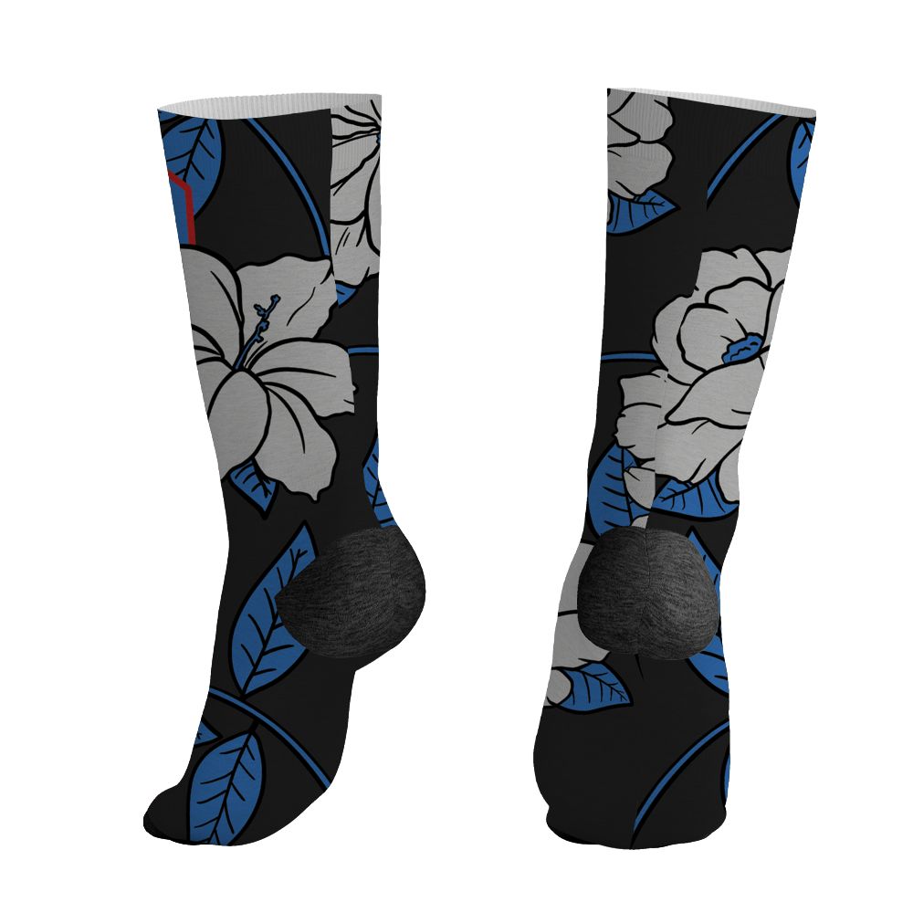 Rare-Air-3s-NastyJamz-Socks-Match-23-Floral-All-Over-Print-Flower
