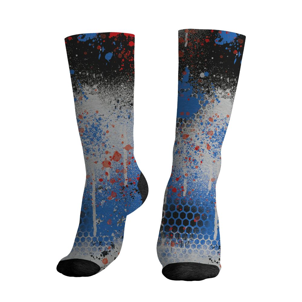 Rare-Air-3s-NastyJamz-Socks-Match-23-Painted-Graffiti