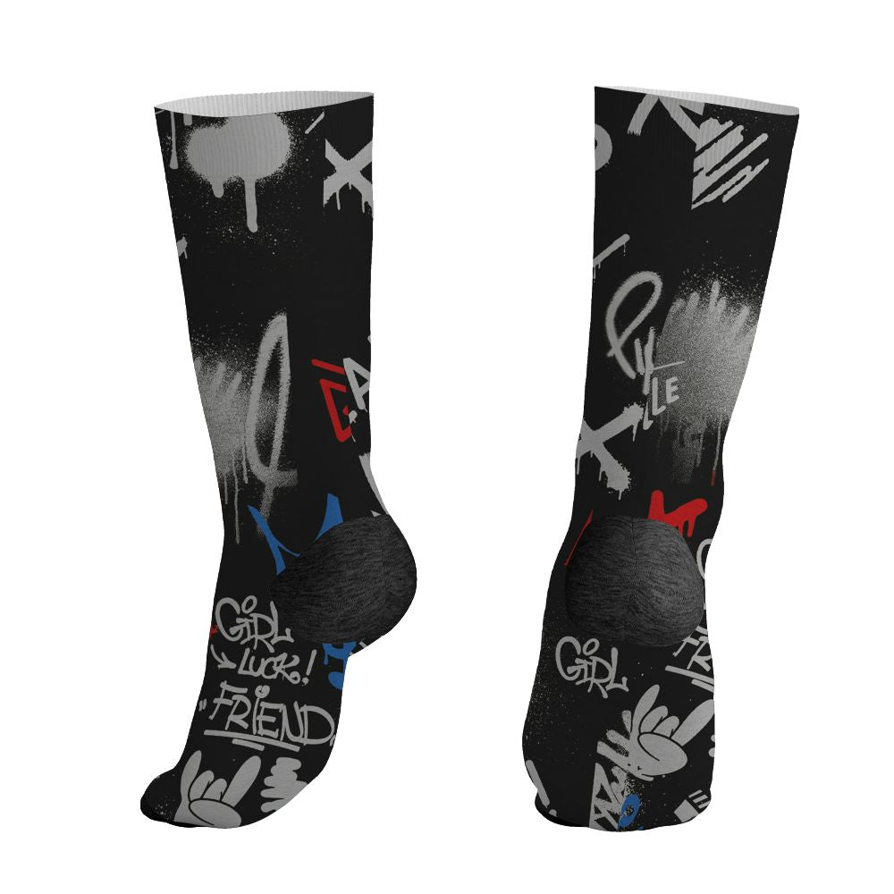 Rare-Air-3s-NastyJamz-Socks-Match-Graffiti-King-All-Over-Print-Doodle-Style