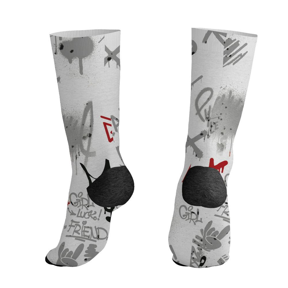 White-Cement-4s-NastyJamz-Socks-Match-Graffiti-King-All-Over-Print-Doodle-Style