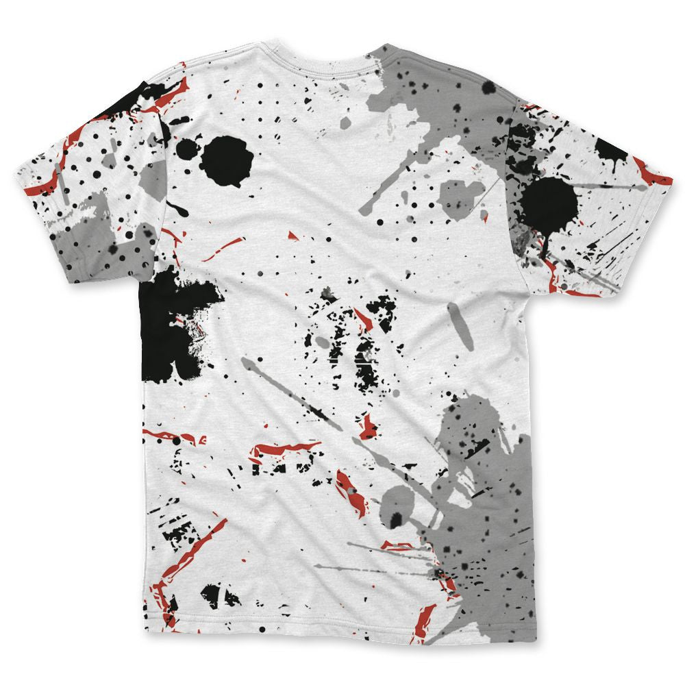 White-Cement-4s-NastyJamz-T-Shirt-Match-Hustle-Move-In-Silence-All-Over-Print