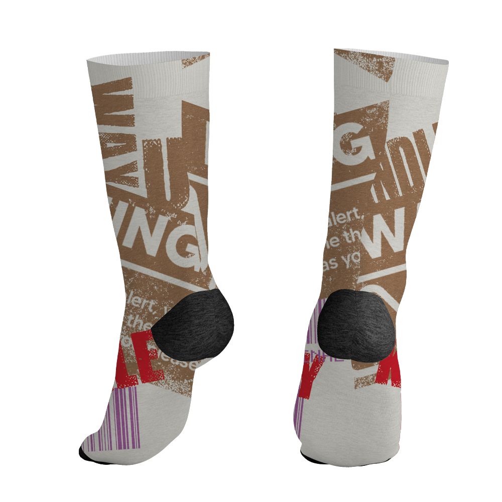 Low-Peanut-Butter-Jelly-5s-NastyJamz-Socks-Match-Sneaker-Addict-All-Over-Print-Warning