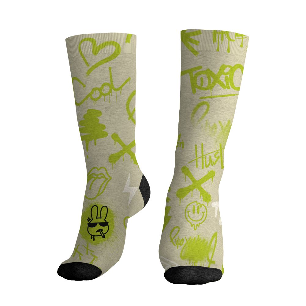 TVSC-Bright-Cactus-NastyJamz-Socks-Match-Graffiti-King-All-Over-Print-Doodle-Style