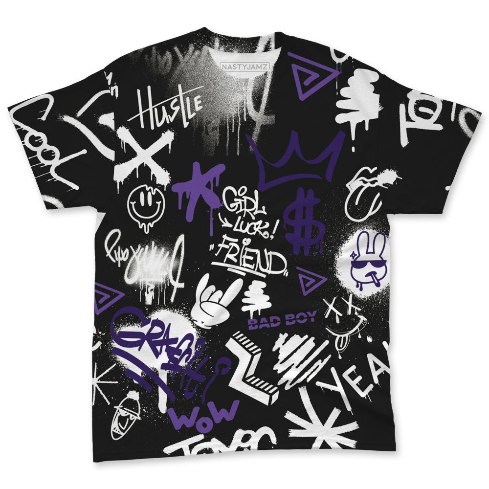 AM-CB-94-Black-Pure-Purple-NastyJamz-T-Shirt-Match-Graffiti-King-All-Over-Print-Doodle-Style