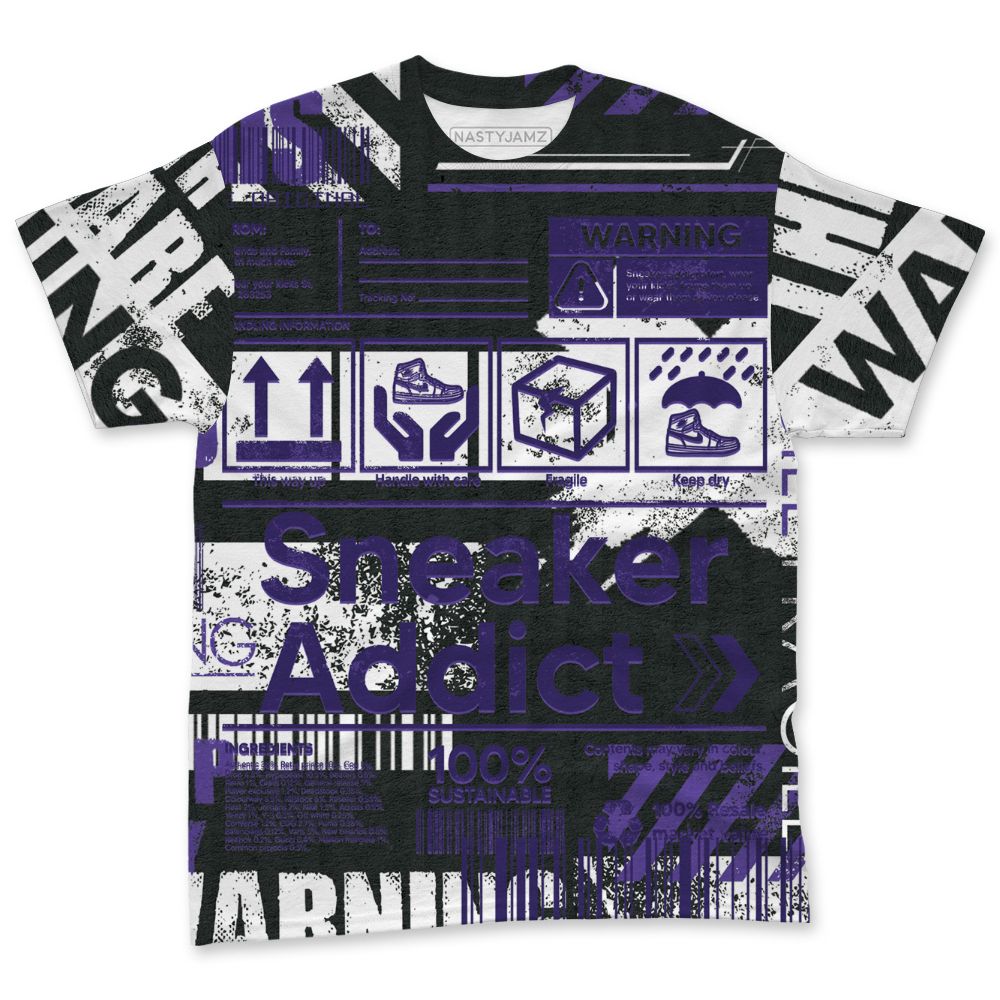 AM-CB-94-Black-Pure-Purple-NastyJamz-T-Shirt-Match-Sneaker-Addict-All-Over-Print-Warning