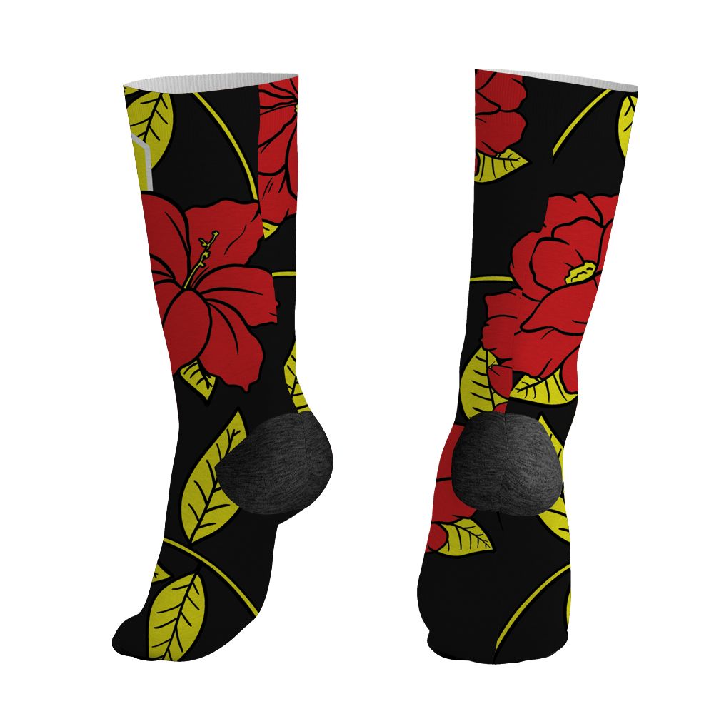Ferrari-14s-NastyJamz-Socks-Match-23-Floral-All-Over-Print-Flower