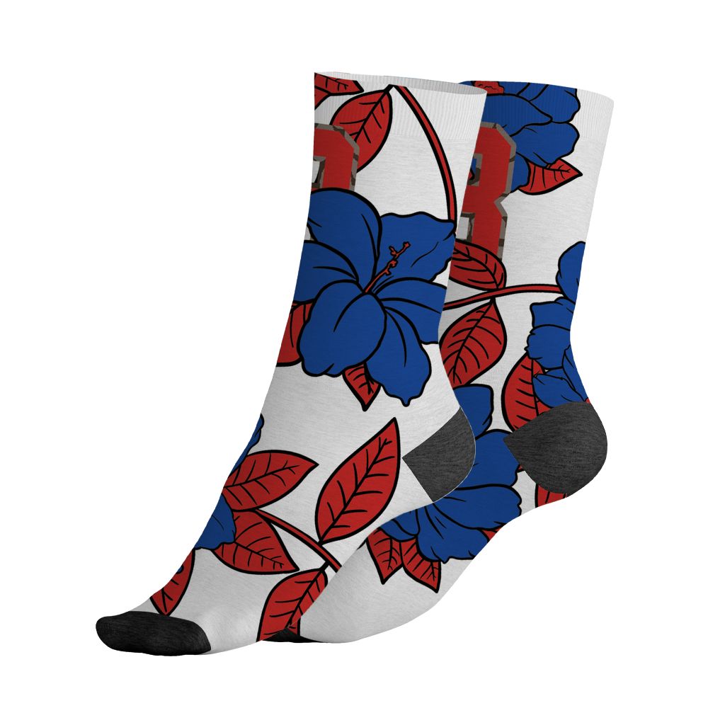 Seoul-2.0-3s-NastyJamz-Socks-Match-23-Floral-All-Over-Print-Flower