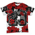 AM-Uptempo-Bulls-NastyJamz-T-Shirt-Match-23-Floral-All-Over-Print-Flower