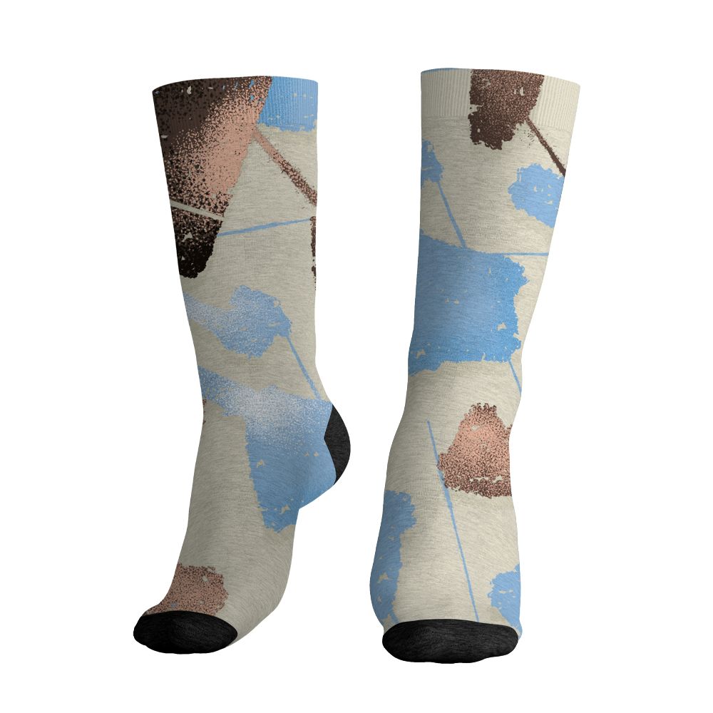 TVSC Zoom Field Jaxx Leche Blue NastyJamz Socks Match Easy Money All-Over Print