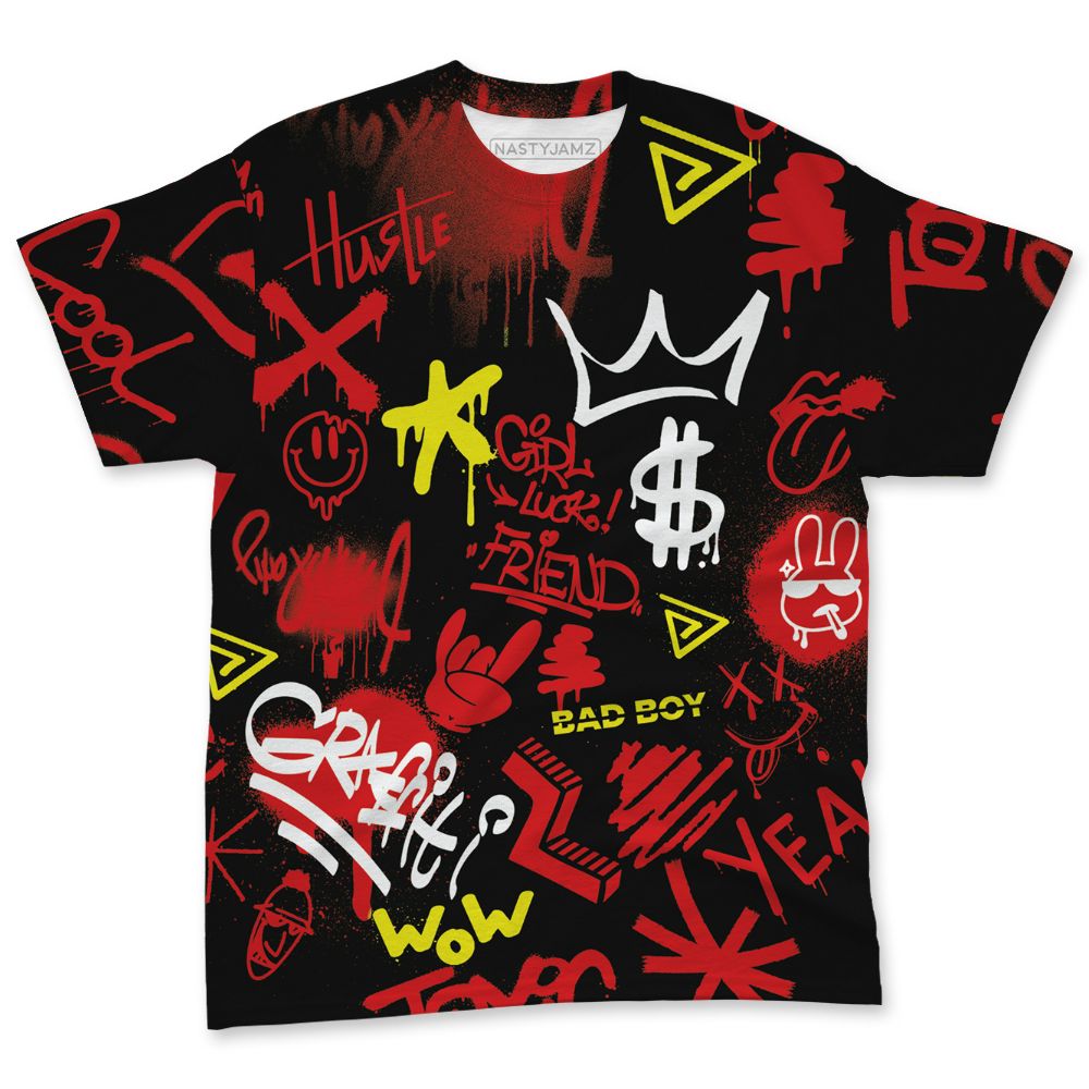 Ferrari-14s-NastyJamz-T-Shirt-Match-Graffiti-King-All-Over-Print-Doodle-Style